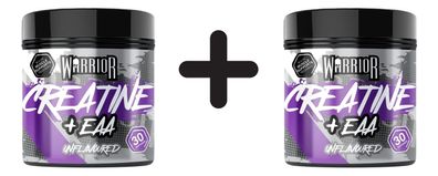 2 x Warrior Creatine + EAA, Unflavoured - 270g