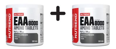 2 x Nutrend EAA 8000 Amino Tablets - 300 tablets