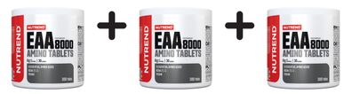 3 x Nutrend EAA 8000 Amino Tablets - 300 tablets