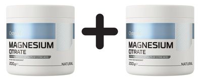 2 x OstroVit Magnesium Citrate, Natural - 200g
