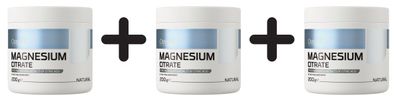 3 x OstroVit Magnesium Citrate, Natural - 200g