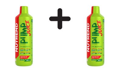 2 x Nutrend Pump Juice, Sour Melon - 900 ml