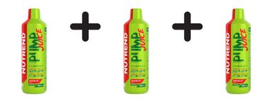 3 x Nutrend Pump Juice, Sour Melon - 900 ml