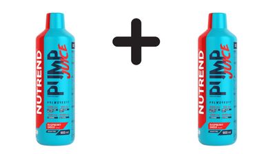 2 x Nutrend Pump Juice, Raspberry Shock - 900 ml