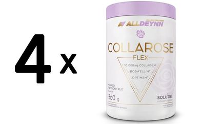 4 x Allnutrition AllDeynn Collarose Flex, Mango Passion Fruit - 360g