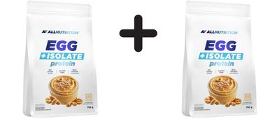 2 x Allnutrition Egg + Isolate Protein, Salted Peanut Butter - 700g