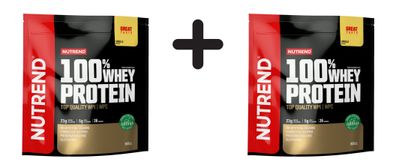 2 x Nutrend 100% Whey Protein, Vanilla - 800g
