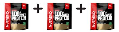 3 x Nutrend 100% Whey Protein, Strawberry - 800g