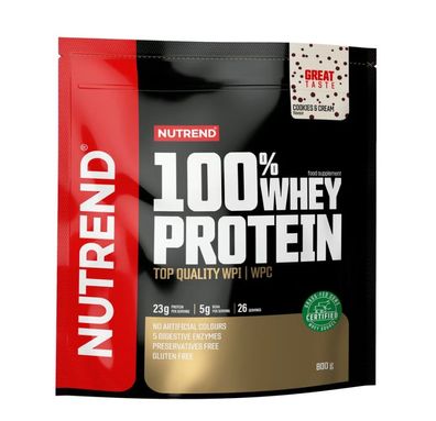 100% Whey Protein, Cookies & Cream - 800g
