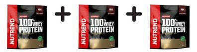 3 x Nutrend 100% Whey Protein, Chocolate Brownies - 800g