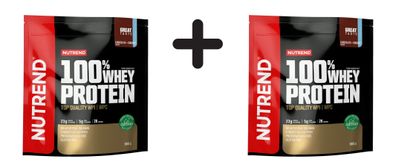 2 x Nutrend 100% Whey Protein, Chocolate + Coconut - 800g