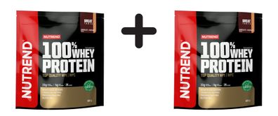 2 x Nutrend 100% Whey Protein, Chocolate & Hazelnut - 800g
