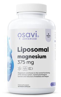 Liposomal Magnesium, 375 mg - 120 vegan caps