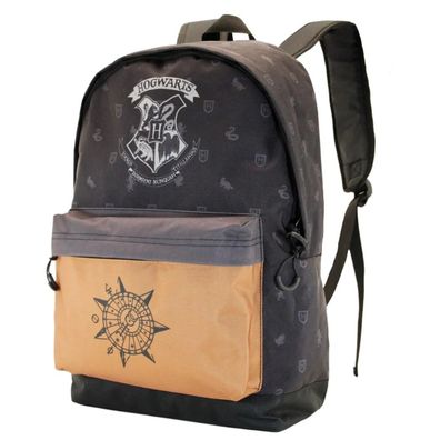 Harry Potter Hogwarts Rucksack Schwarz Urban Backpack Schule Freizeit Reise