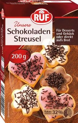 RUF Schokoladen-Streusel 200 g