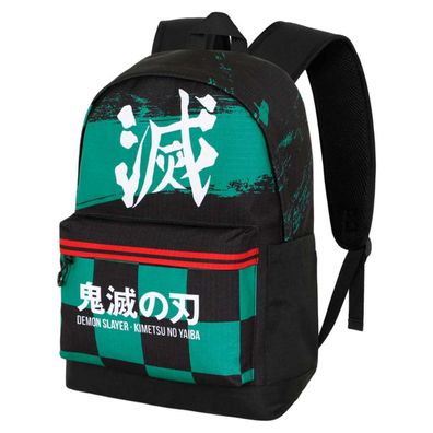 Demon Slayer Tanjiro Freizeitrucksack Ripstop Tasche für Schule Alltag Reise