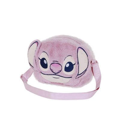 Disney Lilo and Stitch Angel Crossbody Bag Rosa Mini Schultertasche Plüsch