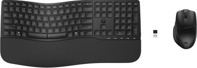 HP 680 - Tastatur-und-Maus-Set - dual mode, 3-zone layout, multi-device, 23 programma