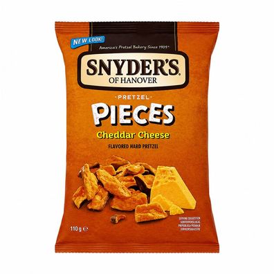 Snyder's Pretzel Pieces Cheddar Cheese 110g Tüte