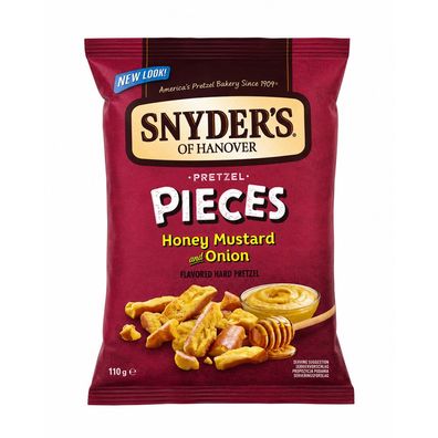 Snyder's Pretzel Pieces Honey Mustard & Onion 110g Tüte