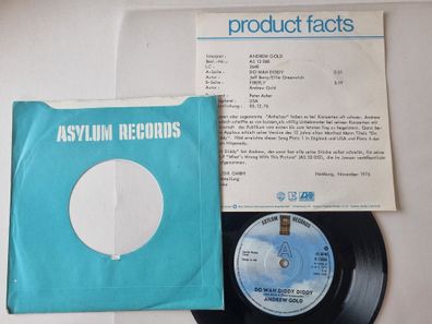 Andrew Gold - Do Wah Diddy 7'' Vinyl UK/ WITH PROMO FACTS