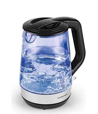 Gourmetmaxx Glas-Wasserkocher Modern effizient LED Beleuchtung