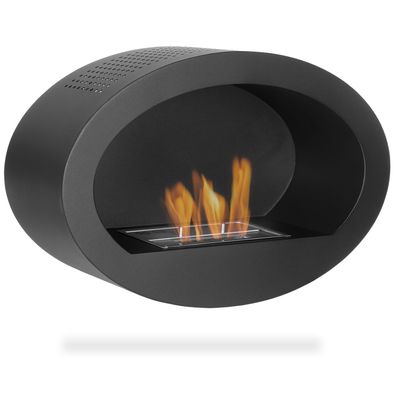 Moritz Ethanol Wandkamin 40 x 60 x 22 cm hängend 1 Liter Bioethanol Kamin rund