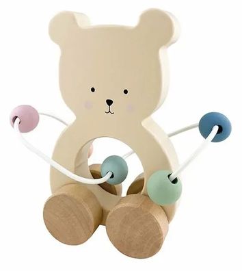 Jabadabado Teddy - drewniana zabawka motoryczna dla dzieci