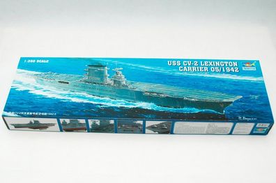 Trumpeter Flugzeugträger USS CV-2 Lexington 9365608 in 1:350 05608 Bausatz 5608