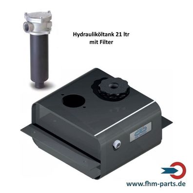 Hydraulik Öl Tank Hydrauliköltank 21 Liter mit Filter