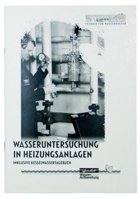 JUDO Kesselwassertagebuch zur Erfassung der gemessenen Werte 2250285