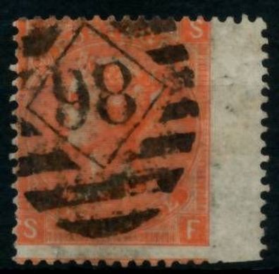 Grossbritannien 1840-1901 Nr 24 PL10Z gestempelt X6A1D3E
