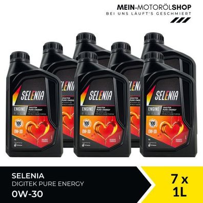 Selenia Digitek Pure Energy 0W-30 7x1 Liter