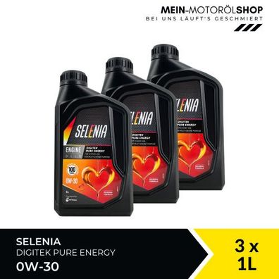 Selenia Digitek Pure Energy 0W-30 3x1 Liter