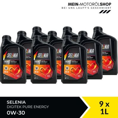 Selenia Digitek Pure Energy 0W-30 9x1 Liter