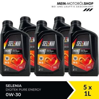 Selenia Digitek Pure Energy 0W-30 5x1 Liter