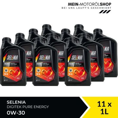 Selenia Digitek Pure Energy 0W-30 11x1 Liter