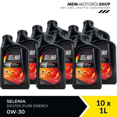 Selenia Digitek Pure Energy 0W-30 10x1 Liter