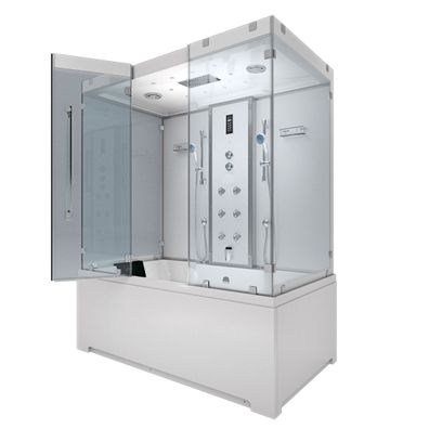 Kombination Badewanne Dusche K80-WS-EH-A-ALL Duschtempel 100x180 cm