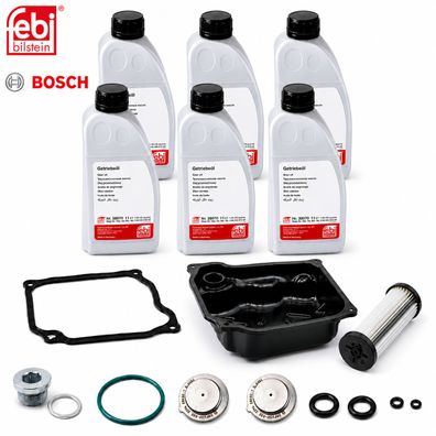2 Bosch Drucksensoren + Öl Filter Ölwanne für 7 Gang DSG DQ380 DQ381 DQ400 DQ500