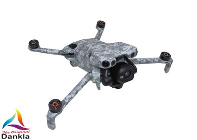 DJI Mini 5 Pro - Skin - Design: DigiCamo Grau + 6x Batterie- und RC-N3 + RC2 Folie