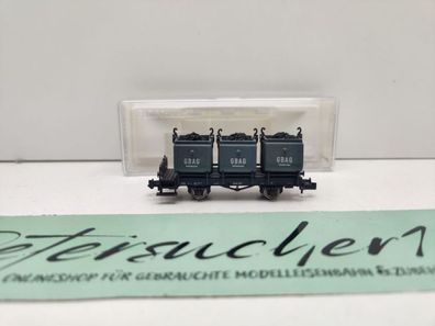 Fleischmann N DC 8265-04 Kohlekübelwagen GPAG292 / NEM / DB / OVP