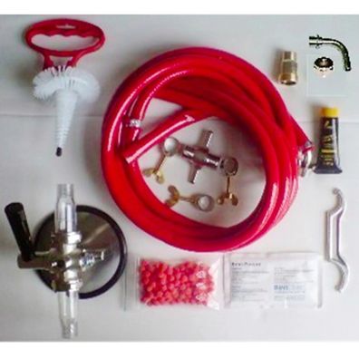 Bierleitungsreinigungsset 10mm Groß 1-leitig Zapfanlage Keg