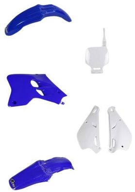 Verkleidungssatz Plastiksatz plastic kit passt an Yamaha Yz 80 93-01 blau-weiß