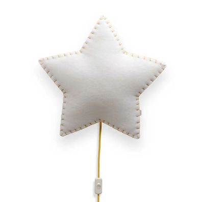 Buokids Stern Wandlampe Nachtlicht gelbe Naht