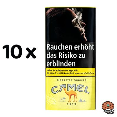 Camel Cigarette Tobacco Drehtabak 10x 30g Pouch Zigarettentabak