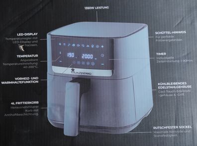 Masterpro Heißluftfritteuse Air Fryer BGMP-9486