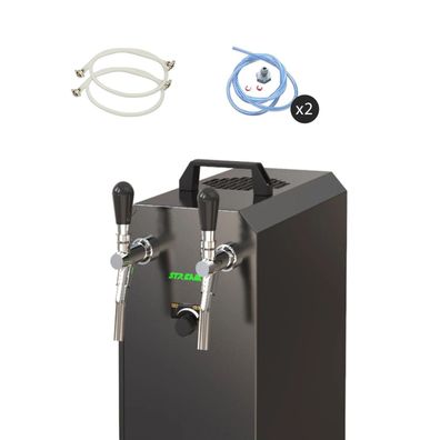 Zapfanlage STREAM 50K Komplett-Set 2-leitig 55 L/h mit Luftpumpe Bierkoffer