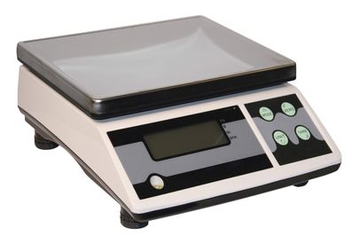 Kerbl digitale Tischwaage 30 kg Edelstahl-Plattform mit Stéckzählfunktion