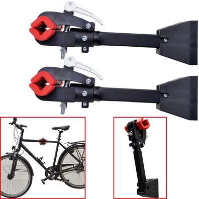 2x Fahrrad Halterung Halter Montageständer Reparaturständer Wandhalterung eBike